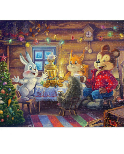 Holiday Cheer Jigsaw Puzzle - Premium Family Fun