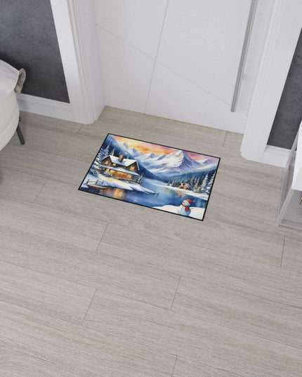 Personalized Luxury Polyester Area Rug with Anti-Slip Backing