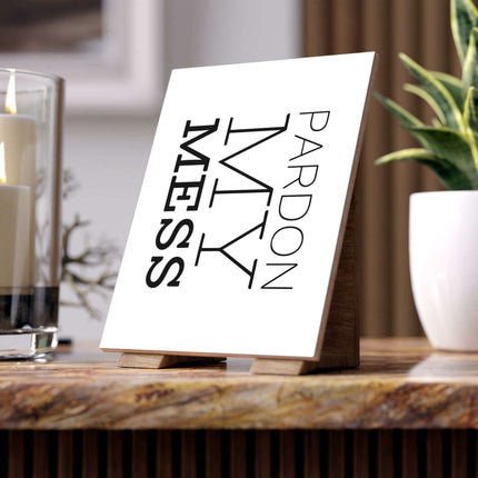 Personalized 3D Ceramic Kitchen Photo Tile - Custom Home Decor