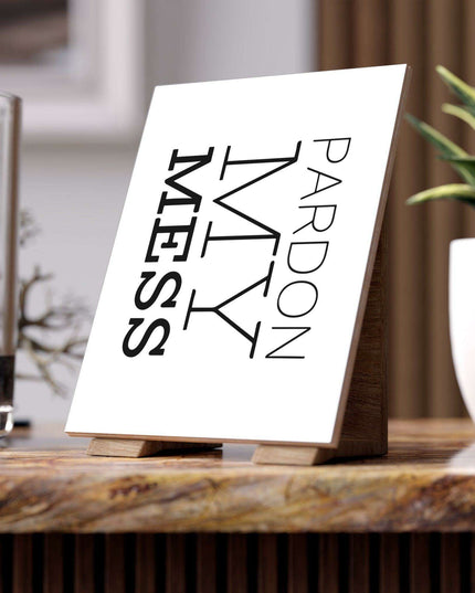 Personalized 3D Ceramic Kitchen Photo Tile - Custom Home Decor