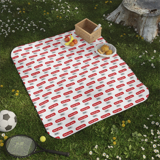Valentine Serenity Luxe Mink-Poly Picnic Throw