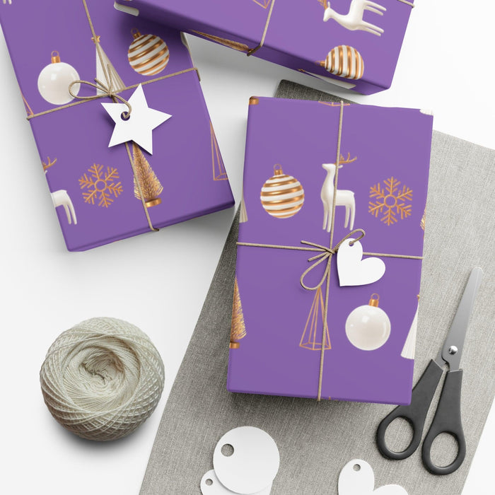 Elegant 3D Chess Gift Wrapping Collection: Premium Matte and Satin Options