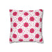 Spring Pink Daisies Decorative Pillow Cover - Soft Microfiber Floral Cushion