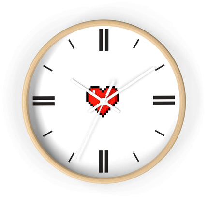 Elegant Customizable Wooden Wall Clock for Upscale Interiors