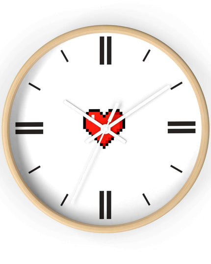 Elegant Customizable Wooden Wall Clock for Upscale Interiors