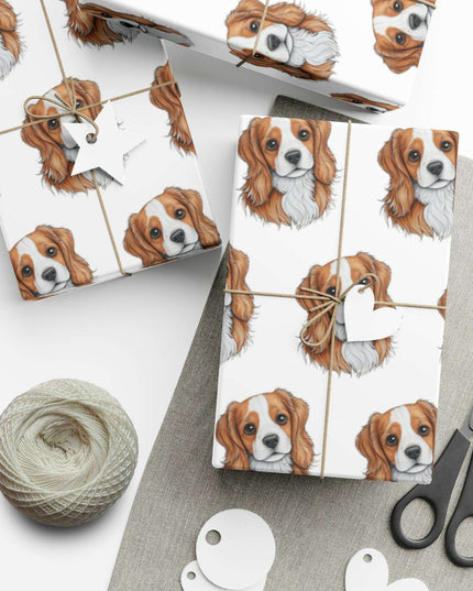 Elegant Puppy-Inspired Gift Wrap Set - Elevate Your Gifting Experience