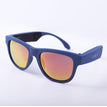 Blue frame red len