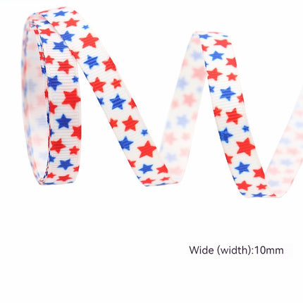 Peekaboo Studio Stars and Stripes Dovetail Bowknot Hair Ring, Double-S
