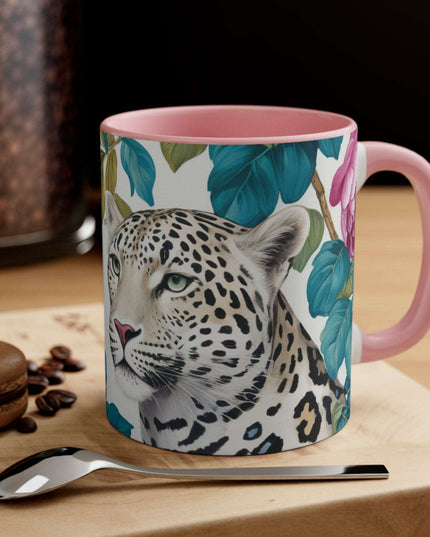 Chic Kireiina Two-Tone Ceramic Coffee Cup - Eye-Catching 11oz Mug