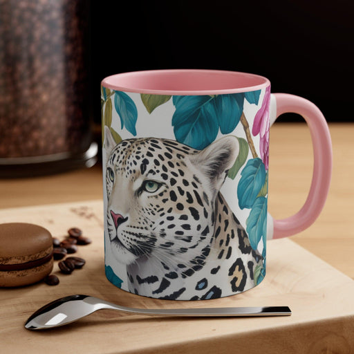 Colorful Kireiina Accent Ceramic Coffee Mug - 11oz Elegant Two-Tone Cup