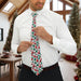 Festive Christmas Fun Polyester Neck Tie for Stylish Statements