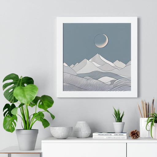 Enchanted Nature Scene Wall Art Print in Sustainable Frame