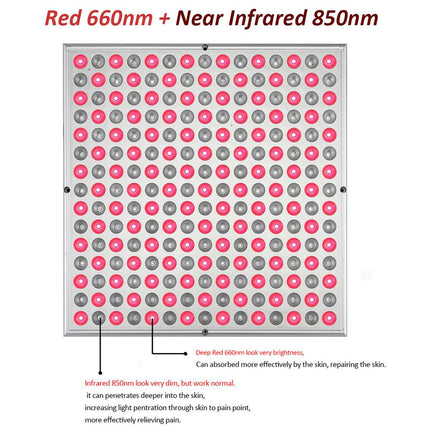 45W LED Infrared Physiotherapy Light Panel for Home Use