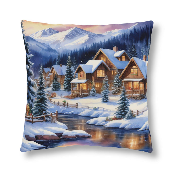 Water-Resistant Polyester Outdoor Pillows with Hidden Zipper