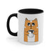Colorful Ceramic Cat Coffee Cup - Personalized Dual-Tone Style (11oz)