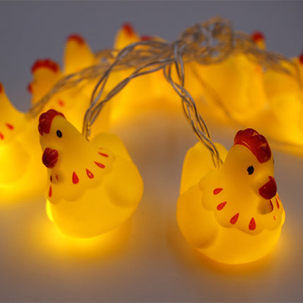 Peekaboo Studio Vinyl Animal LED String Lights - Colorful & Durable