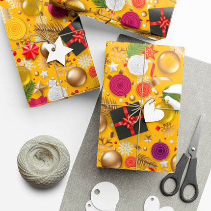 Exquisite 3D Luxury Christmas Gift Wrap Collection: Matte & Satin Options