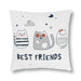 Chic Water-Resistant Floral Cushion Covers for Stylish Outdoor Comfort - Easy Care Zipper Closure