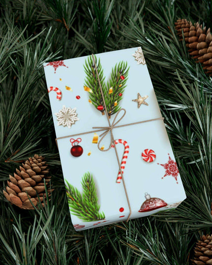 Personalized Elegant Holiday Gift Wrap - Custom Matte & Satin Options