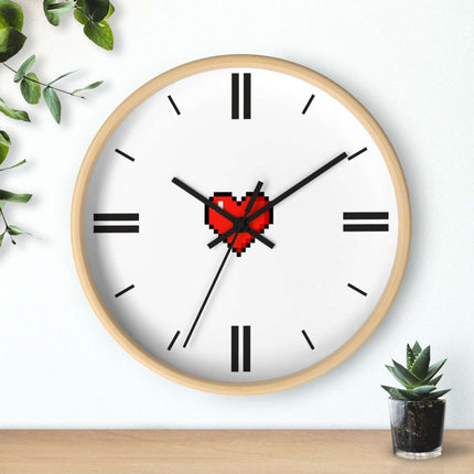 Elegant Customizable Wooden Wall Clock for Upscale Interiors