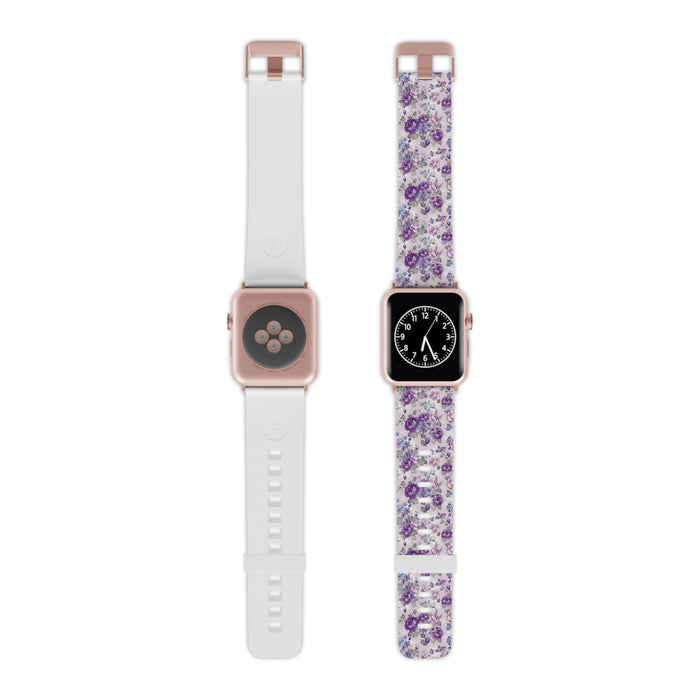 Elegant Floral Print Apple Watch Band - Performance and Style Upgrade