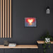Sophisticated Black Pinewood-Framed Matte Canvas Art for Chic Spaces