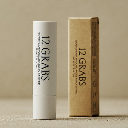 12GRABS Vegan Lip Balm 4g. Lip Balms 12grabs-vegan-lip-balm-4g Beauty & Personal Care›Skin Care›Lip Care›Balms & Treatments
