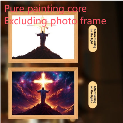 Peekaboo Studio Jesus LED Night Light & Photo Frame - Unique Home Deco