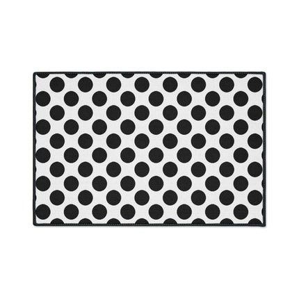 Personalized Polka Dot Area Rug: A Stylish Home Accessory