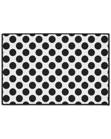 Personalized Polka Dot Area Rug: A Stylish Home Accessory