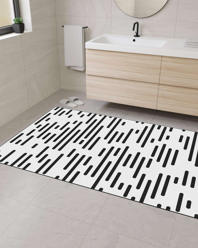 Chic Custom Monochrome Area Rug for Modern Elegance