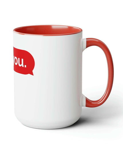 Luxurious Two-Tone Ceramic Coffee Mugs Set - 15oz Capacity, Maison d'Elite Collection