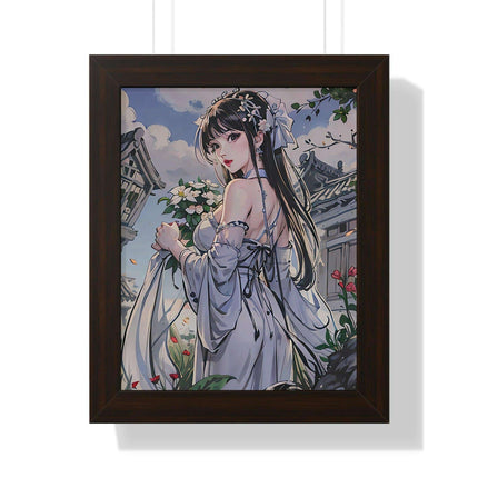 Sustainable Anime Girl Framed Wall Art: Enhance Your Space with Eco-Conscious Design