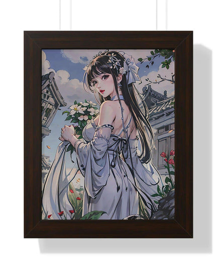 Sustainable Anime Girl Framed Wall Art: Enhance Your Space with Eco-Conscious Design