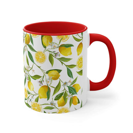 Sunrise Serenity 11oz Ceramic Coffee Mug with Kireiina Accent