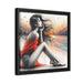 Elegant Lady - Valentine Matte Canvas Pinewood Frame