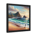 Ethereal Love - Enchanting Valentine’s Day Canvas Art with Stylish Black Frame