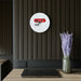Heartfelt Valentine Acrylic Wall Clocks - Variety of Shapes & Sizes, Vibrant Prints, Easy Installation