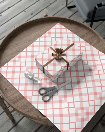 Elegant Pink Holiday Gift Wrap Set: Premium USA-Made Wrapping Paper for Stylish Presentations