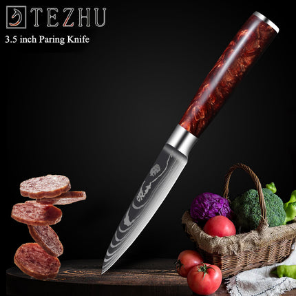 Stainless Steel Fruit Knife Portable 5 Inch Lightweight Versatile Tool