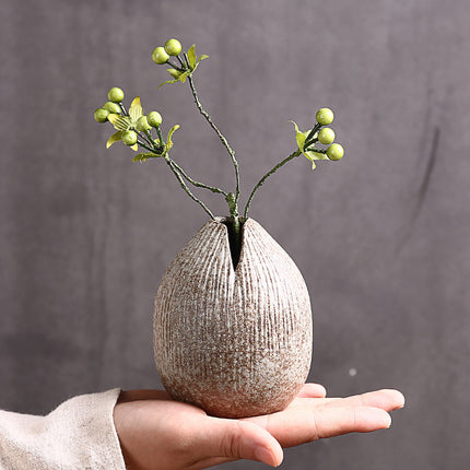 Handmade Ceramic Vintage Tabletop Ornament Vase 8.4x10cm