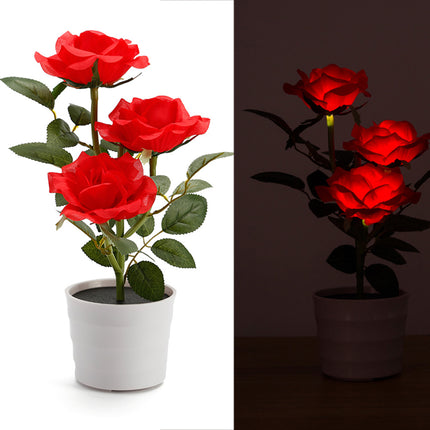 Peekaboo Studio Artificial Flower LED Pot with Timer & Color Change