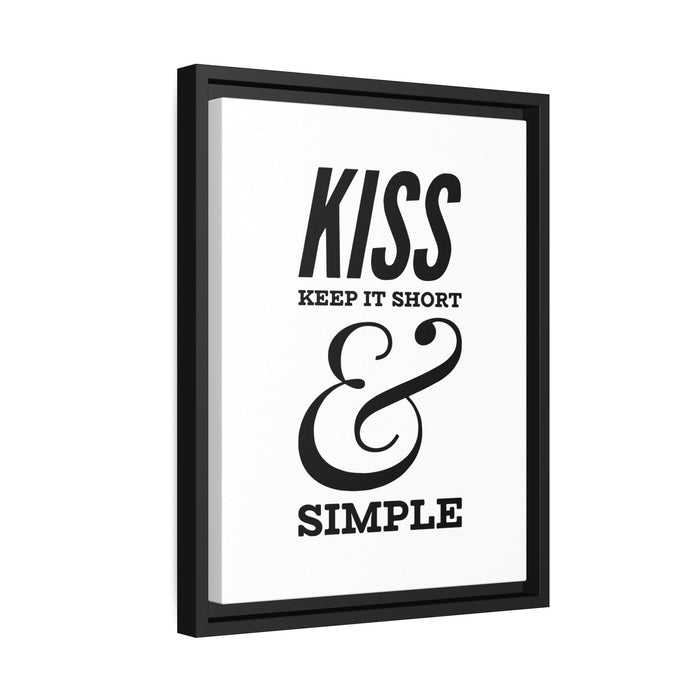 Elegant Matte Canvas Artwork with Sustainable Black Pinewood Frame - Sustainable Sophistication for Your Walls