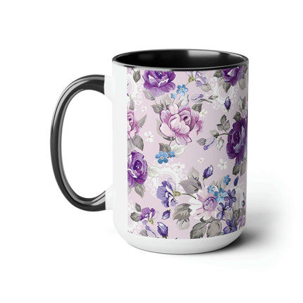 Elegant Duo: Maison Two-Tone Ceramic Coffee Cups