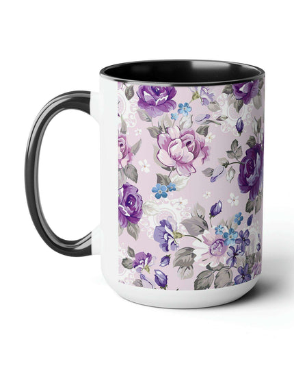 Elegant Duo: Maison Two-Tone Ceramic Coffee Cups