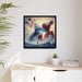 Elegant Whisper Matte Canvas Art - Sustainable Pinewood Frame
