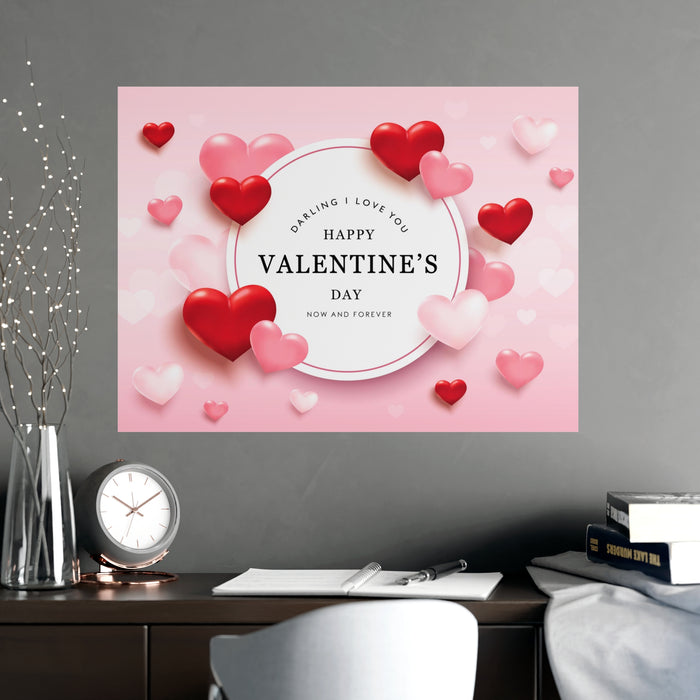 Valentine Matte Posters: Elegant Home Decor Upgrade for a Stylish Space