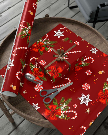Elegant 3D Holiday Gift Wrapping Paper Set - Artfully Made in the USA