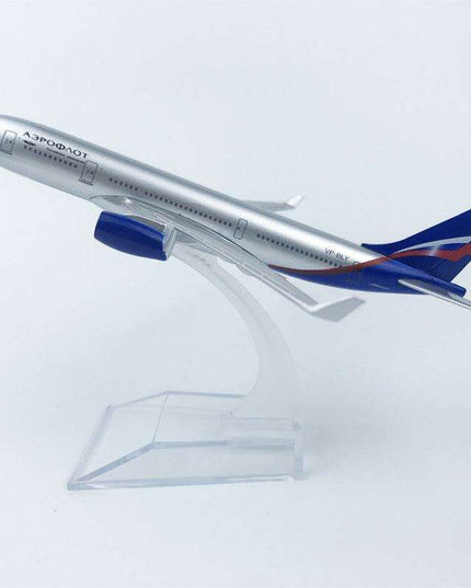 Russian Airlines 16cm Alloy Airplane Model - Stunning Collectible Replica for Aviation Enthusiasts - Exceptional Craftsmanship Display Piece