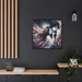 Elegant Valentine Matte Canvas Print Set with Sleek Black Pinewood Frame